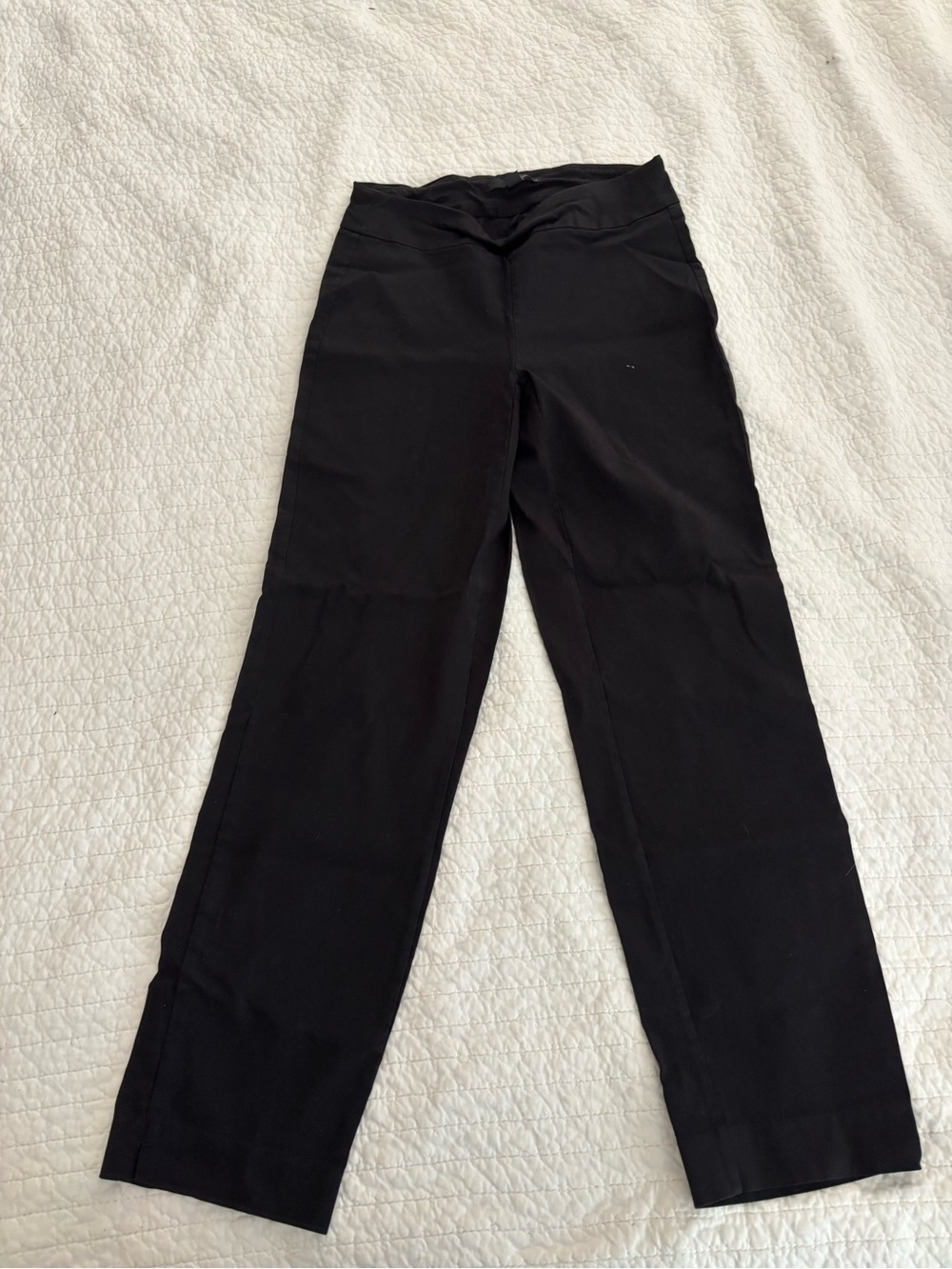 Harve Benard Black Straight Leg Dress Pants